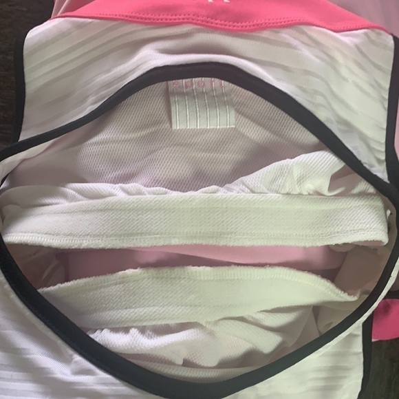 R&R Sport Pink/white Womens Activewear Tank Top Size L - Picture 8 of 13